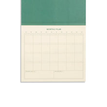 Productivity Undated Monthly List Pad - Green