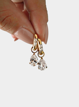 Lennie Teardrop Hoop Earrings - Gold