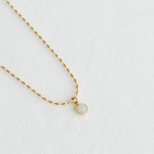 Mel Opal Necklace - Gold