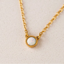 Waterproof Opal Necklace