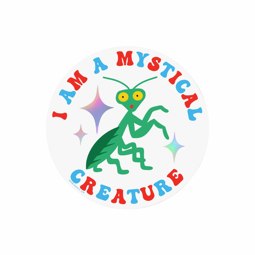 Mystical Creature Holographic Vinyl Sticker