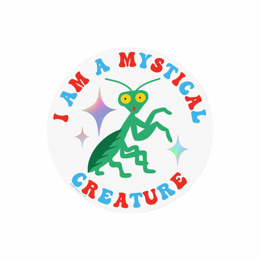 Mystical Creature Holographic Vinyl Sticker