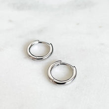 Mini Hoops - Silver