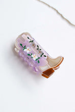 Eco-friendy Boot Hair Claw - Floral Lavender