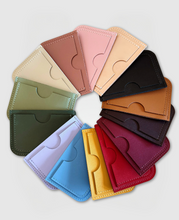 Handmade Leather Card Case (Assorted Colours)