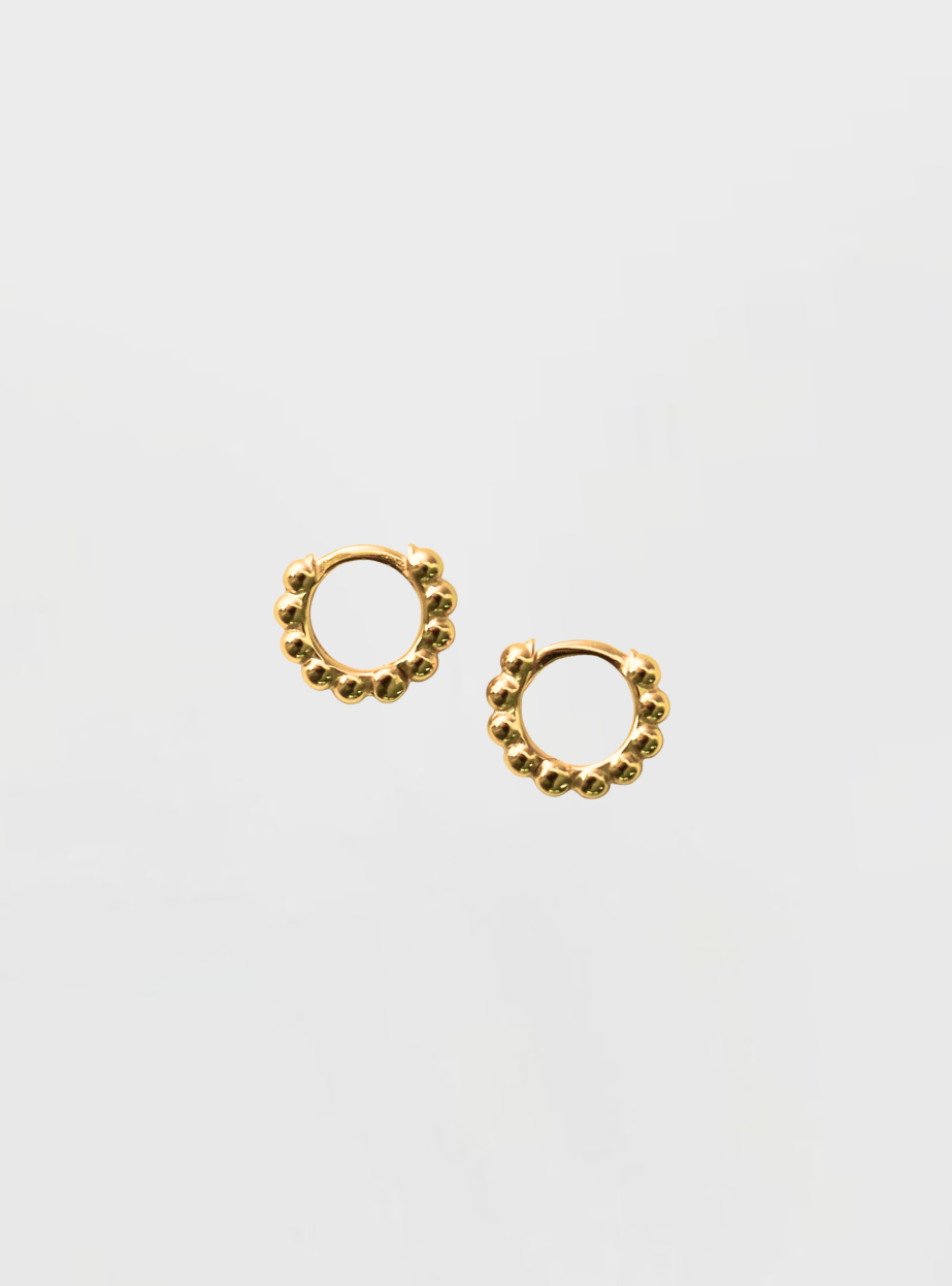 Mini Calio Hoops - Gold
