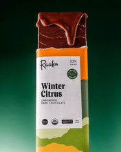 53% Winter Citrus Unroasted Dark Chocolate Bar - Limited Edition