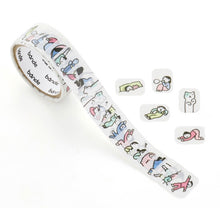 Washi Tape Sticker Roll - People Living in a Notebook - Do Nothing