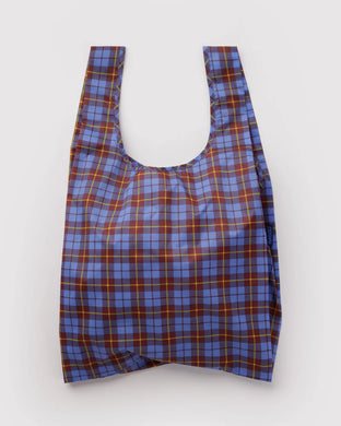Baggu Bag - Blue Tartan
