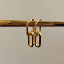 Paperclip Earrings - Gold