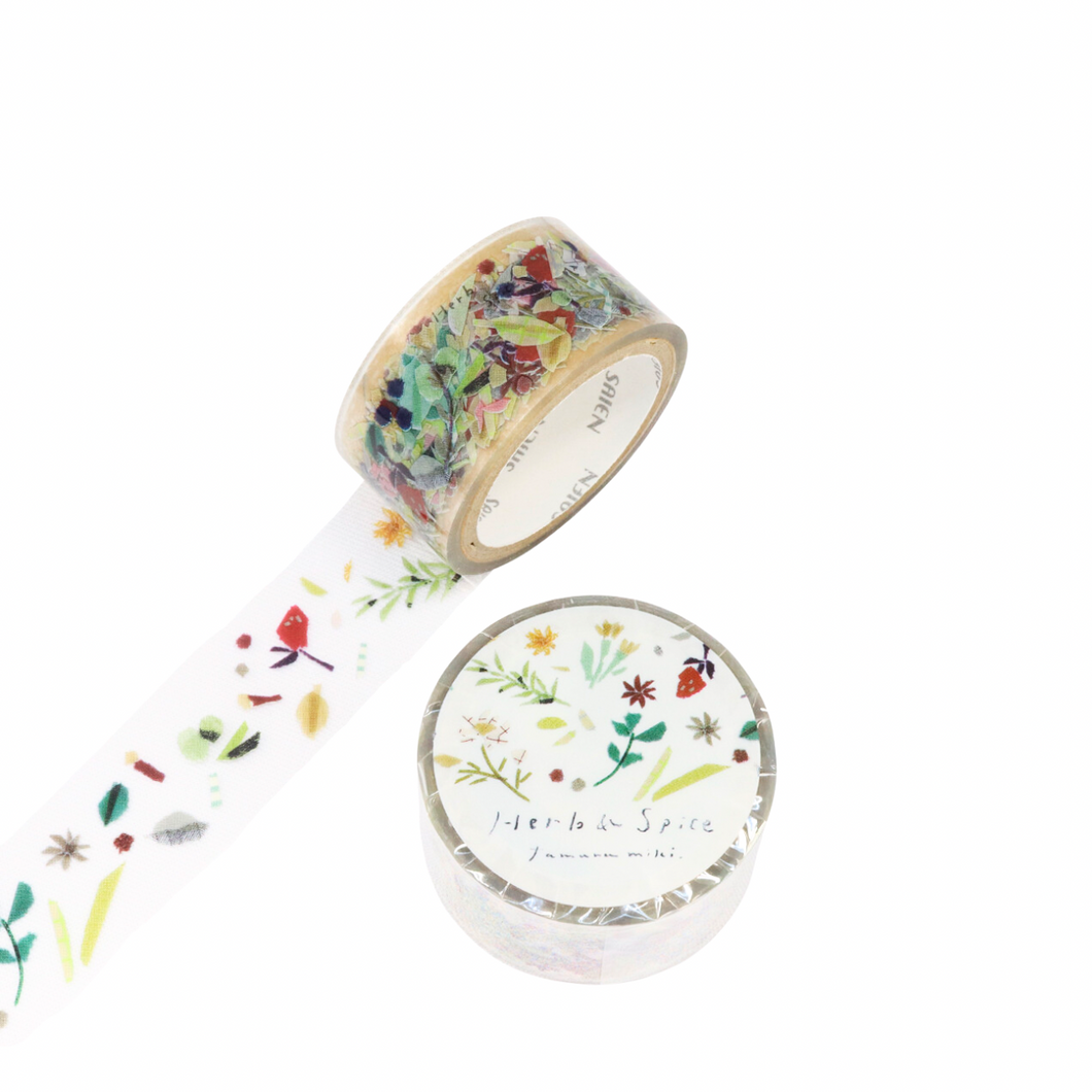 Washi Tape - Miki Tamura Herb & Spice Clear 20mm