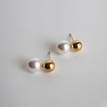 Ava Pearl Earrings - Gold