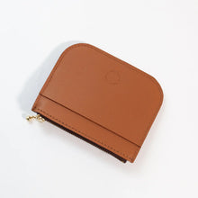 Handmade Leather Wallet with Zip Pouch (Assorted Colours)