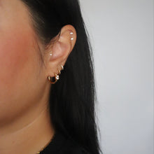 Lark Huggie Hoop Earrings - Gold