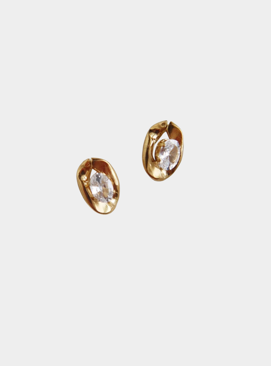 Wynn Stud Earrings - Gold