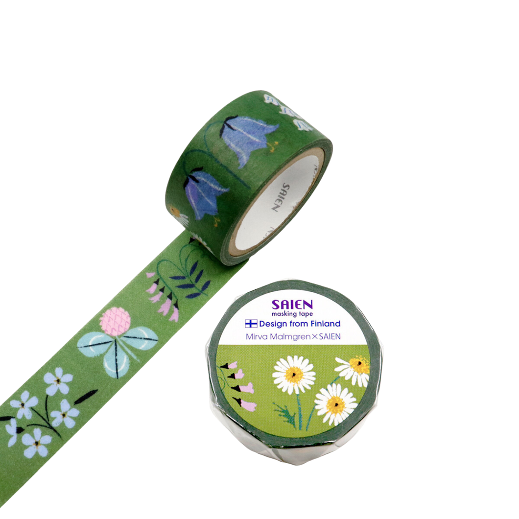 Washi Tape - Finnish Flowers 20mm