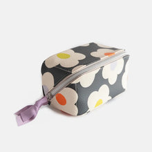 Multi Flower Diagonal Cosmetic Bag