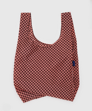 Baggu Bag - Pink Brown Check