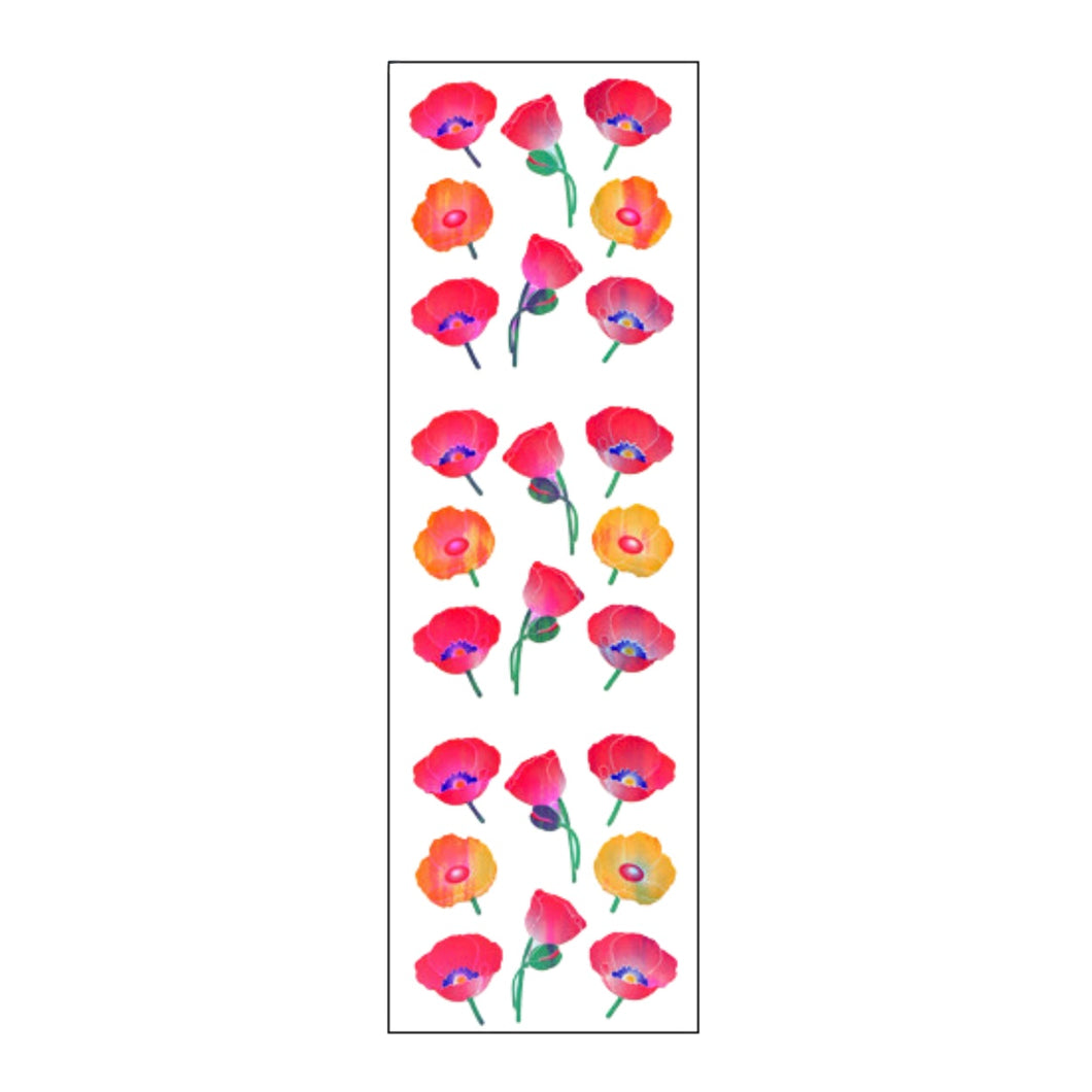 Sticker Sheet - Aurora Poppy