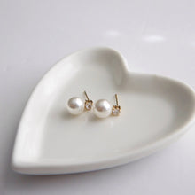 Riley Pearl Earrings - Gold
