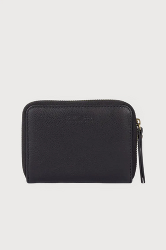 Robbie Wallet - Black Soft Grain Leather