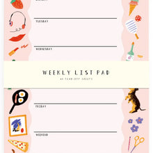 Weekly List Pad - Happy Days