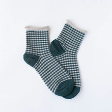 Picnic Mid Crew Socks - Emerald