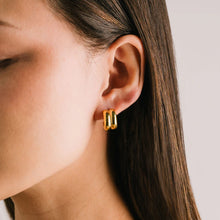 Hailey Hoop Earrings - Gold