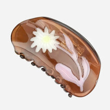 Floral Translucent Hair Claw Clip - I