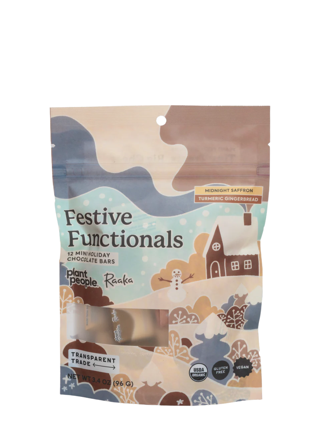 Festive Functional Chocolate Minis - Bag of 12