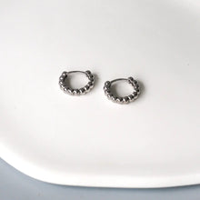 Hailey Hoop Earrings - Silver