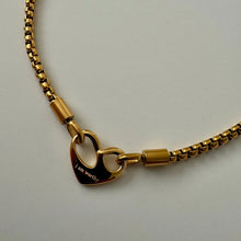 Everlasting Heart Necklace - Gold