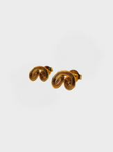 Mini Palmier Stud Earrings - Gold