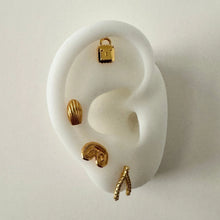 Mini Palmier Stud Earrings - Gold