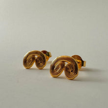 Mini Palmier Stud Earrings - Gold