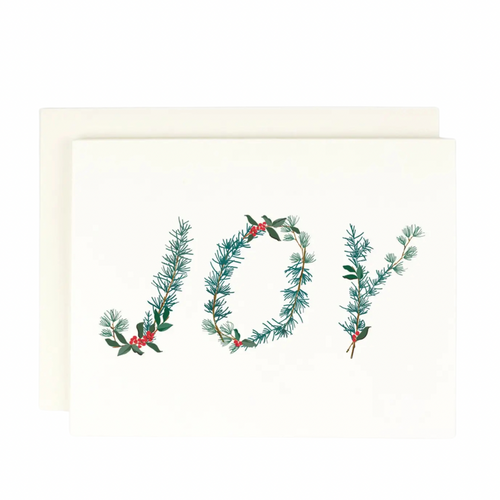 Joy Greenery Card