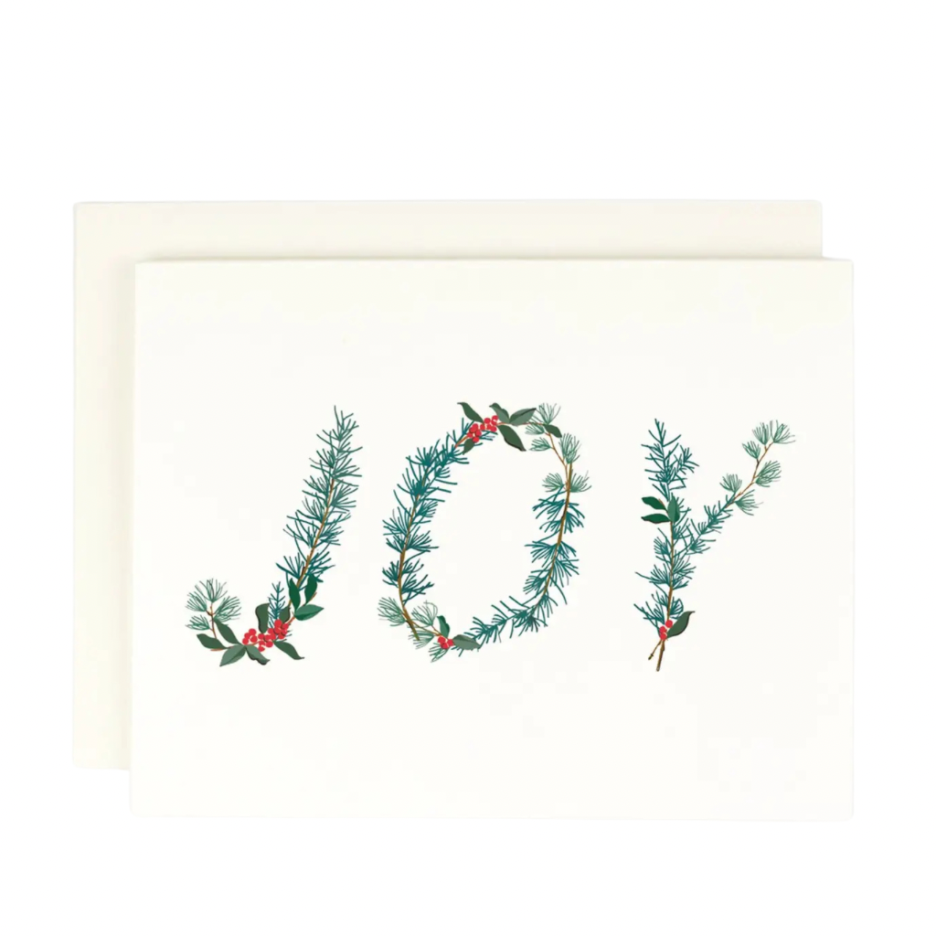 Joy Greenery Card