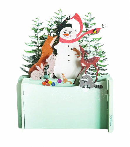 Frosty & Friends 3D Pop Up Card