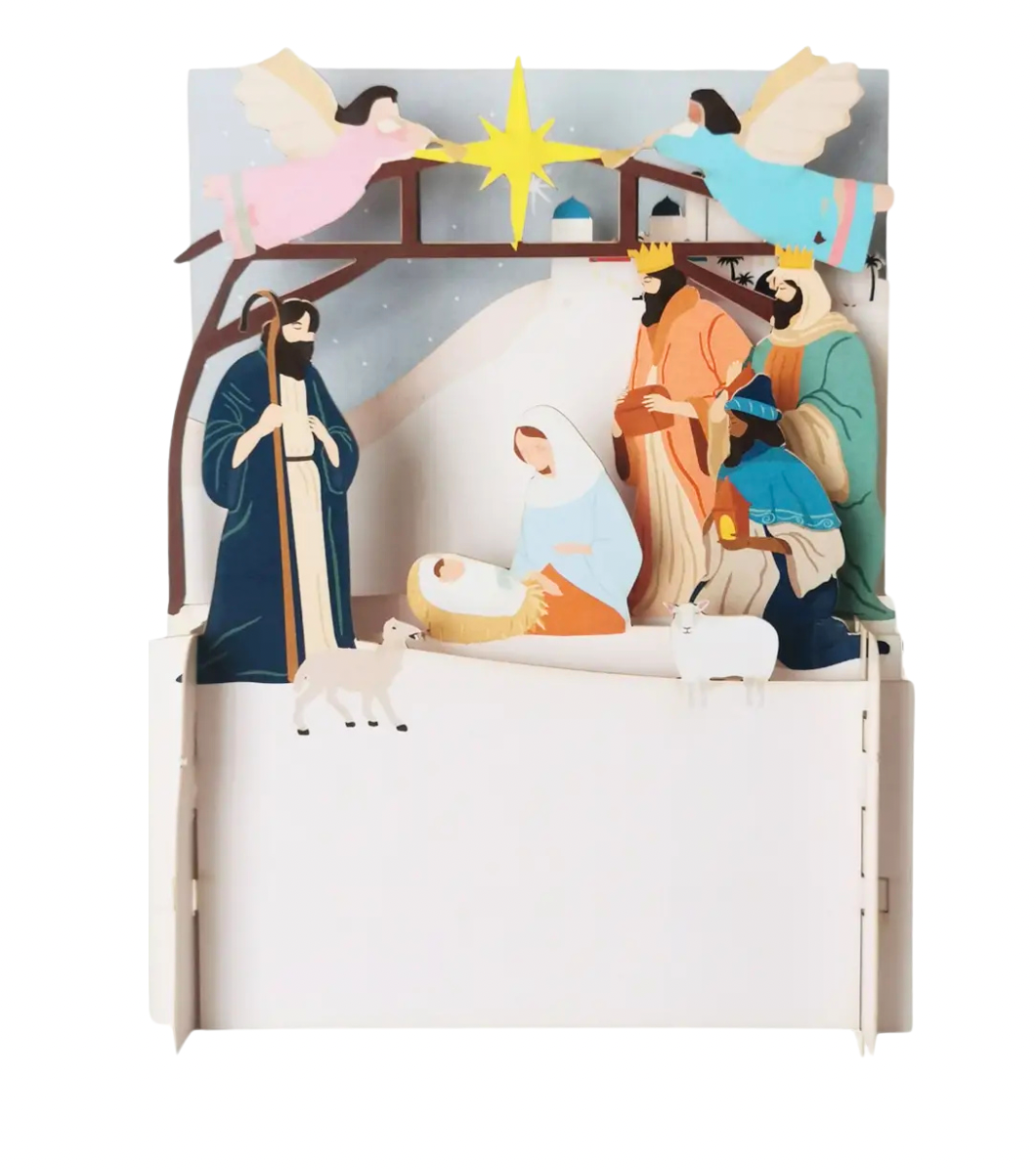 Silent Night 3D Pop Up Card