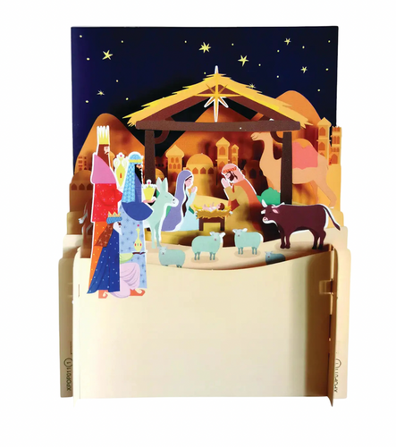 Manger Scene 3D Pop Up Card