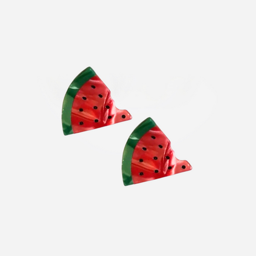 Fruit Mini Clips - Set of 2 - Watermelon Slices