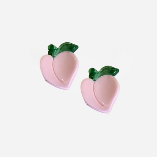 Fruit Mini Clips - Set of 2 - Peaches