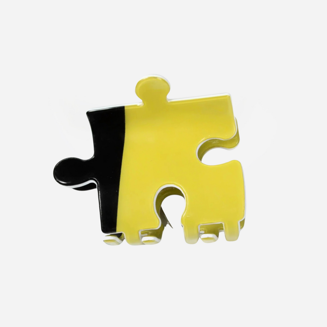 Puzzle Piece Claw Clip - Colour Mix VI