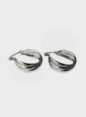 Leona Hoops - Silver