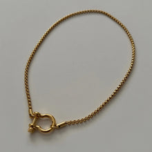 Horseshoe Carabiner Necklace - Gold