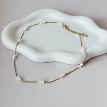 Gio Freshwater Pearl Necklace - Gold or Silver