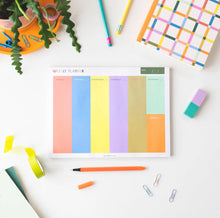 Rainbow Weekly Planner Pad