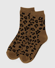 Crew Sock - Dark Leopard