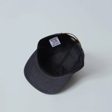 5 Panel Cap - Navy Waxed Cotton Canvas