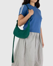 Small Nylon Crescent Bag - Cypress
